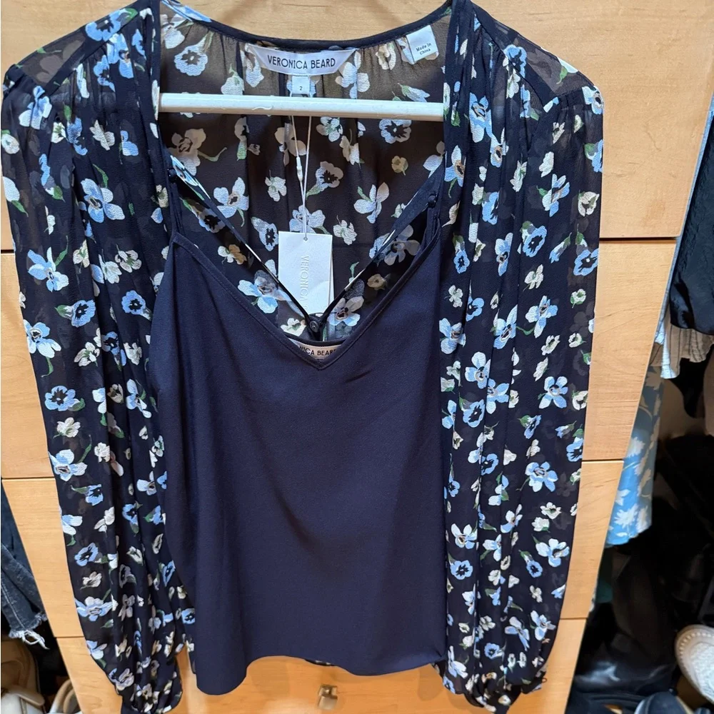 Veronica Beard - Alec Floral Blouse - Picture 5 of 10